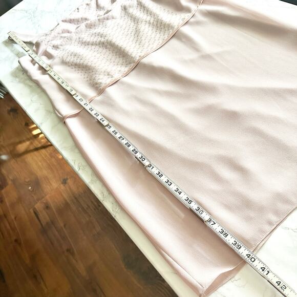 Vintage Patra Blush Pink Sequin Knee Length Dress Women’s Size 14 - Picture 11 of 12